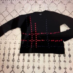 525 America-Cable pullover with ribbon detail